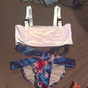 Reflective galaxy rave set